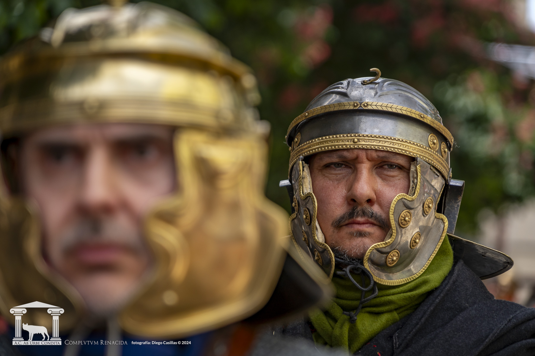 Escena de campamento romano en Complutum Renacida
